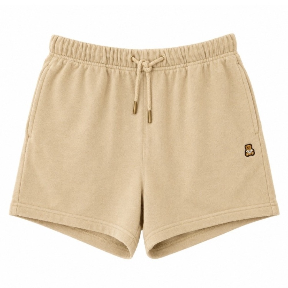 Teddy fresh Women's Tan Fleece Drawstring Shorts size 2XL new